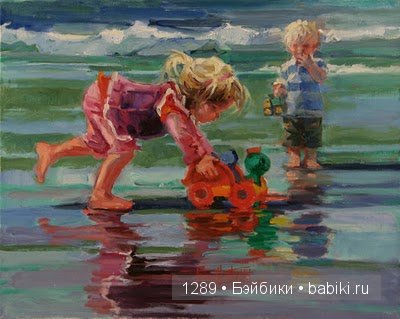 Дорога в детство. Работы разных художников с изображением детей