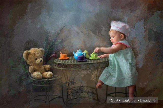 Дорога в детство. Работы разных художников с изображением детей