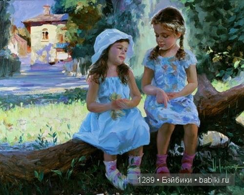 Дорога в детство. Работы разных художников с изображением детей (фото 5)