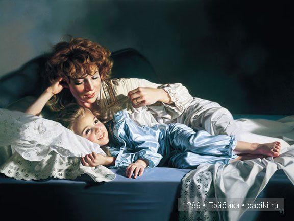 Улыбка ребенка понятна во всем мире. Художник Bob Byerley