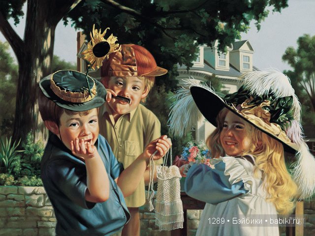 Улыбка ребенка понятна во всем мире. Художник Bob Byerley (фото 5)