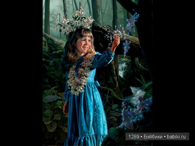 Улыбка ребенка понятна во всем мире. Художник Bob Byerley