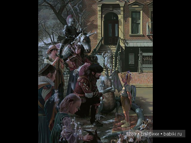 Улыбка ребенка понятна во всем мире. Художник Bob Byerley (фото 2)