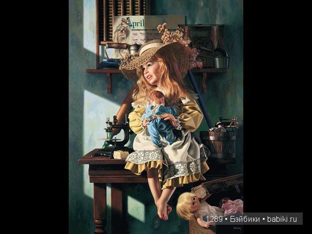 Улыбка ребенка понятна во всем мире. Художник Bob Byerley