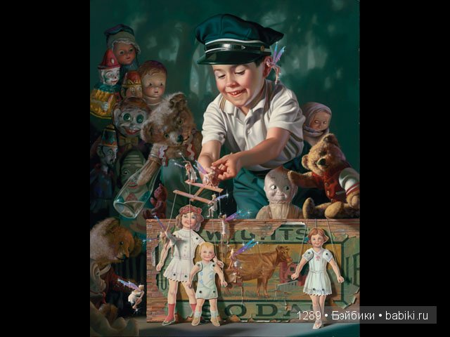 Улыбка ребенка понятна во всем мире. Художник Bob Byerley (фото 8)
