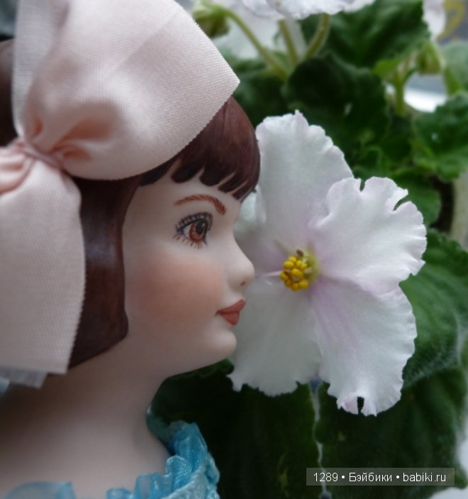 Платье для Полли. Фарфоровая кукла Polly от Fawn Zeller