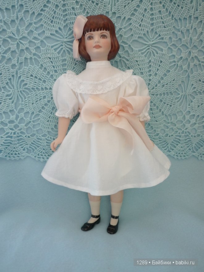 Платье для Полли. Фарфоровая кукла Polly от Fawn Zeller (фото 6)