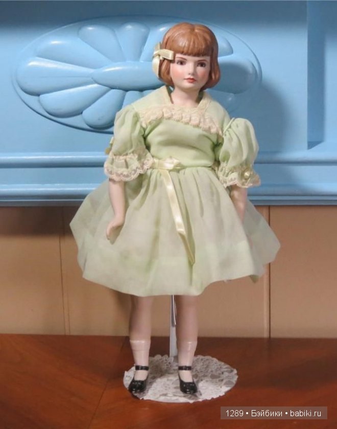 Платье для Полли. Фарфоровая кукла Polly от Fawn Zeller (фото 4)