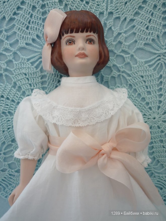 Платье для Полли. Фарфоровая кукла Polly от Fawn Zeller (фото 7)