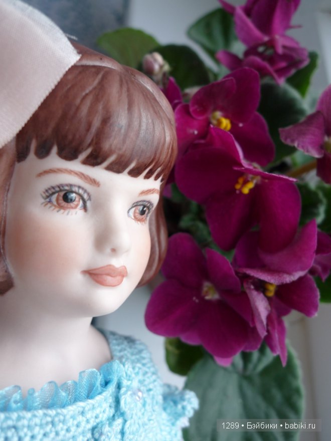 Платье для Полли. Фарфоровая кукла Polly от Fawn Zeller