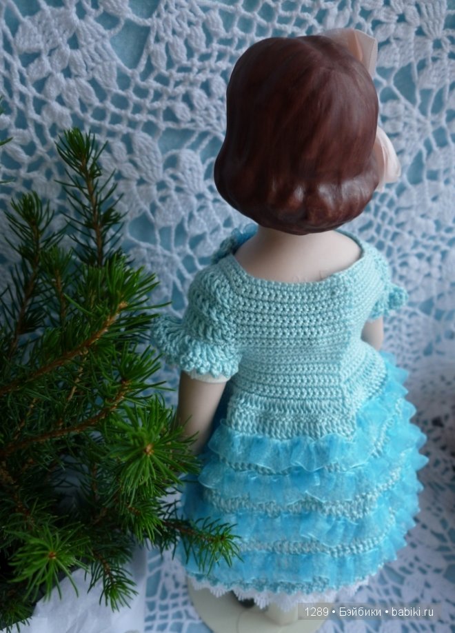 Платье для Полли. Фарфоровая кукла Polly от Fawn Zeller