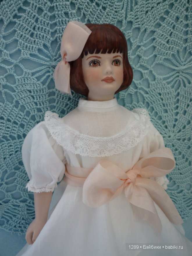 Платье для Полли. Фарфоровая кукла Polly от Fawn Zeller (фото 5)