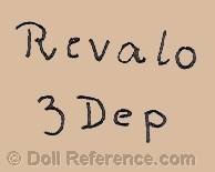 Антикварные куклы Revalo Molded Hair (фото 3)