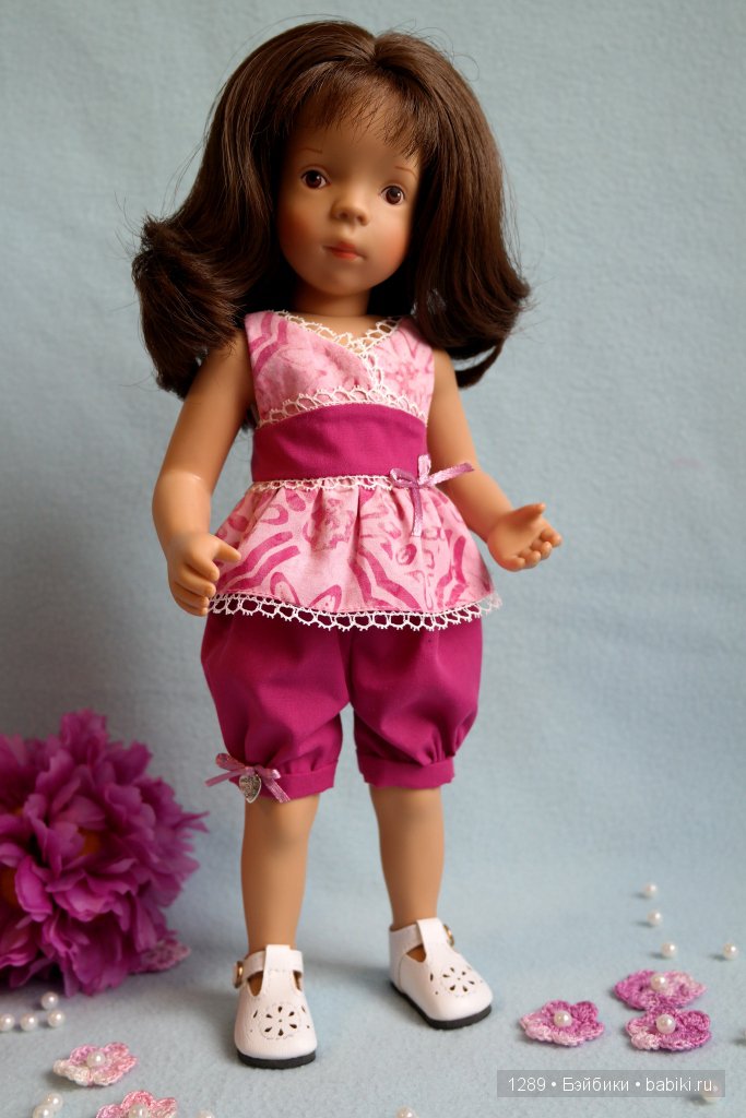 Утро после дождя. Одежда для кукол Minouche от Sylvia Natterer для Petitcollin