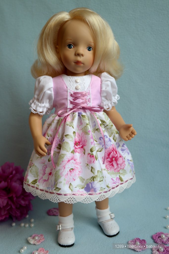 Утро после дождя. Одежда для кукол Minouche от Sylvia Natterer для Petitcollin