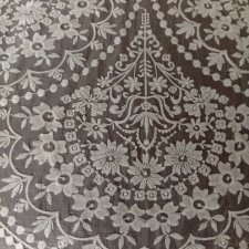 кружево хлопок по шелковой сетке