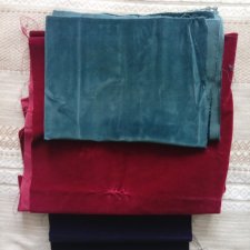 Лот хлопкового бархата