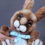 Заяц Луиджи. Авторская игрушка Татьяны Матляк