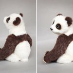 Панда Юки. Игрушка ручной работы