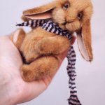 Сильвиан - кролик из леса. Авторские игрушки ручной работы Татьяны Матляк
