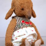 Собачка Тося, авторская игрушка ручной работы Татьяны Матляк