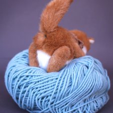 Три толстячка. Медвежата и котенок - игрушки ручной работы