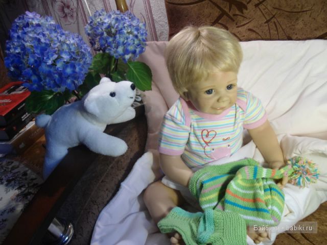 Ехали медведи или вязалочки для куклы Ванечки