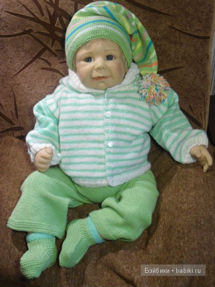 Ехали медведи или вязалочки для куклы Ванечки