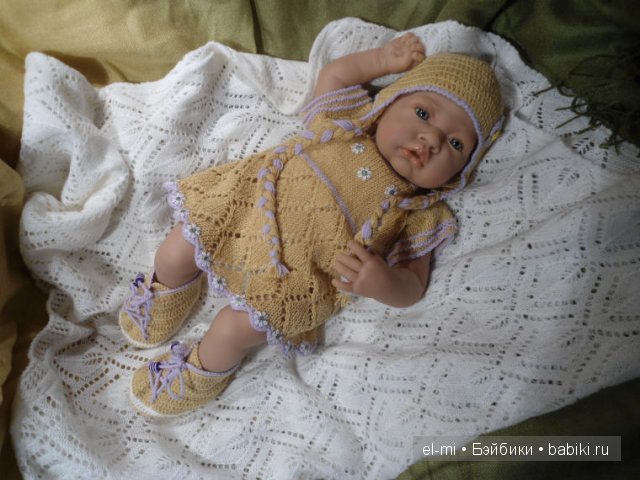 Примерялочки или новые вязалочки для куколки Antonio Juan