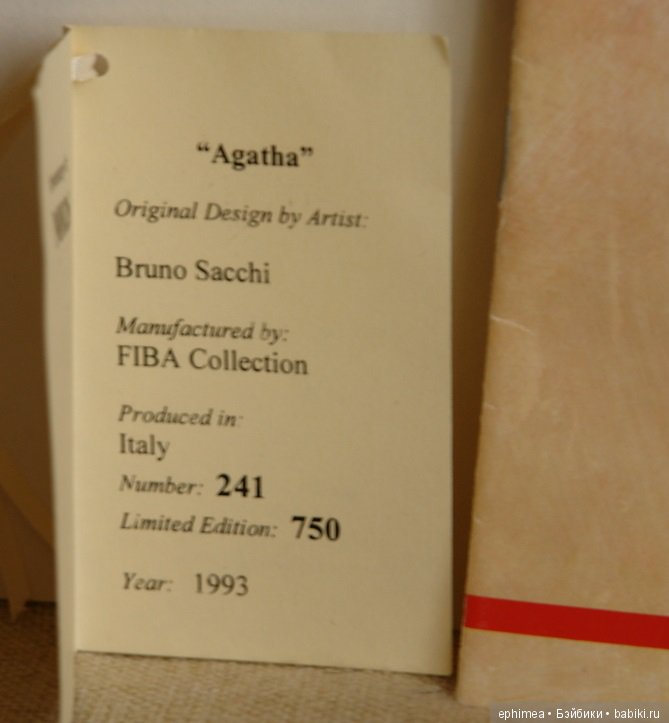 Уникальные куклы Bruno Sacchi итальянской фирмы FIBA Collection | Бэйбики Уникальные куклы Bruno Sacchi итальянской фирмы FIBA Collection (фото 10)