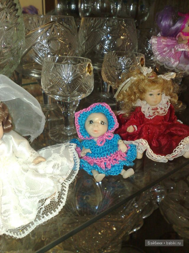 синее платье