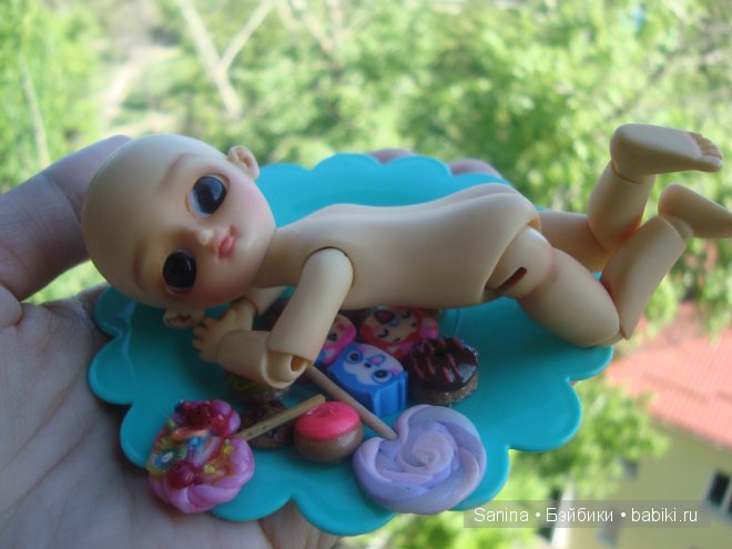 Мэйк-ап и блаш для малышки BJD от Felix