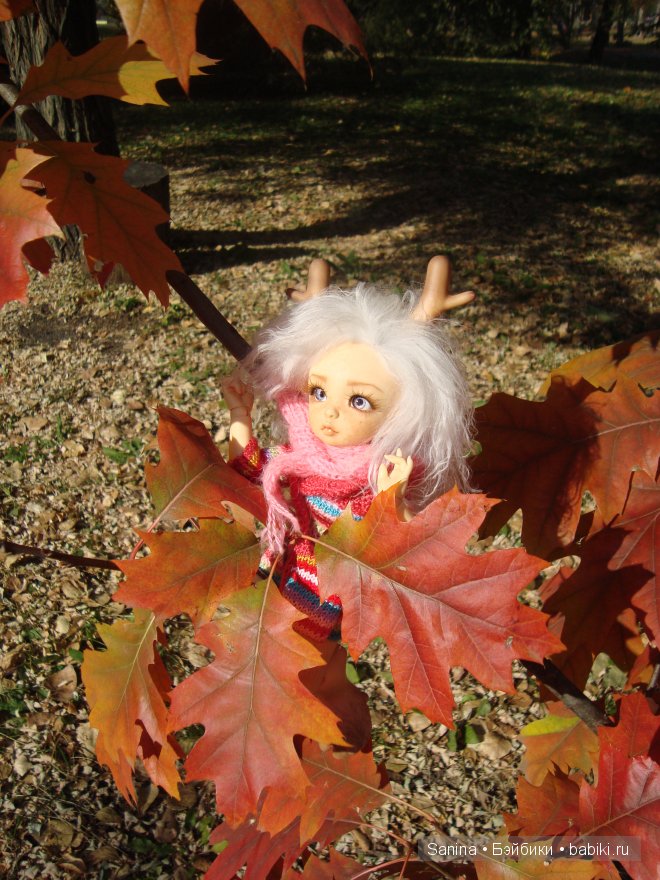 Погожий осенний денечек. Лялькина прогулка