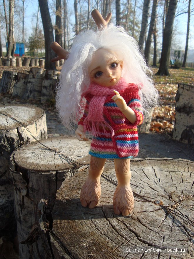 Погожий осенний денечек. Лялькина прогулка