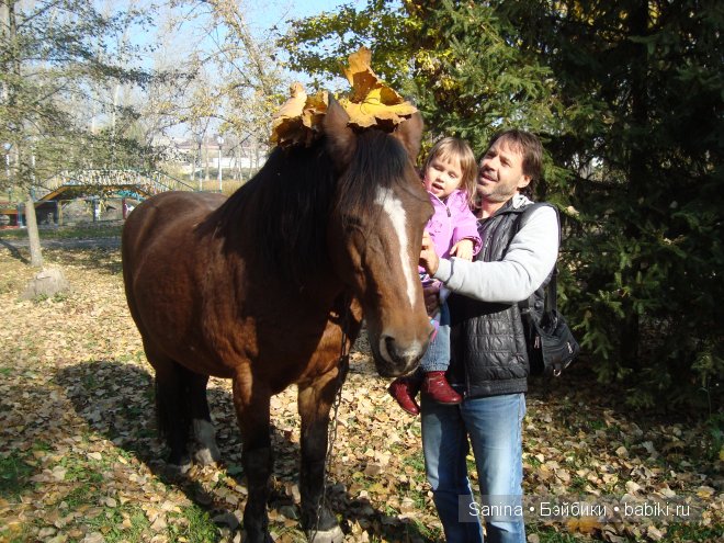 Погожий осенний денечек. Лялькина прогулка