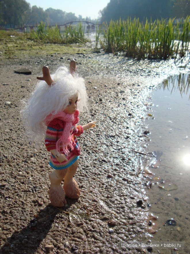 Погожий осенний денечек. Лялькина прогулка