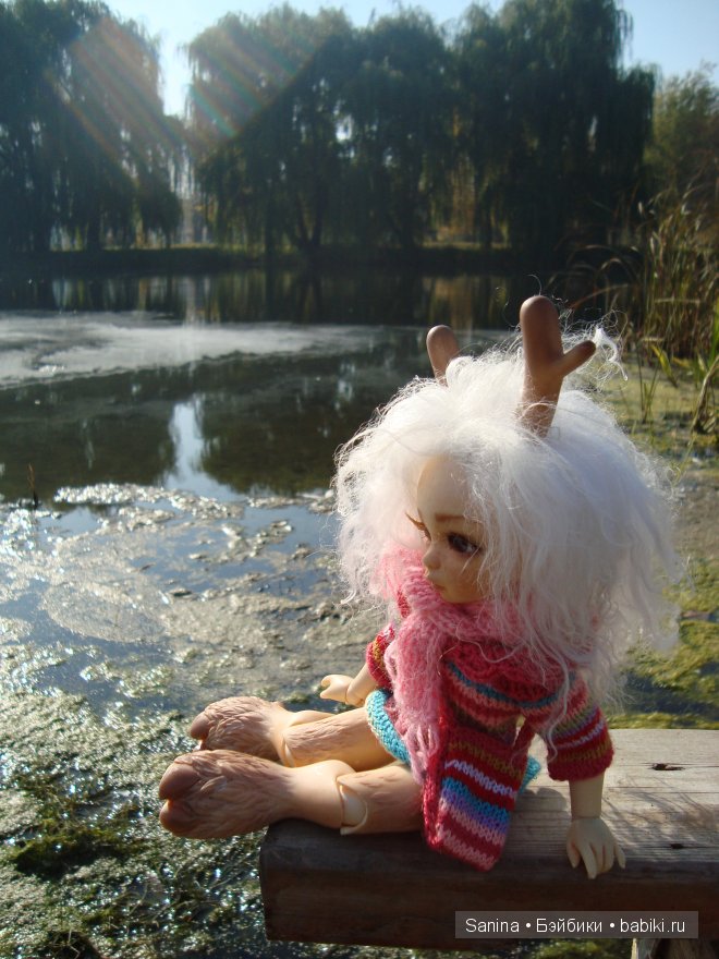 Погожий осенний денечек. Лялькина прогулка