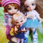 Наши Агаша, Маняша и Стеша.