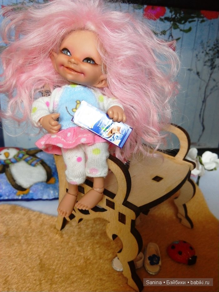 Стешка- Сладкоежка | Бэйбики Стешка- Сладкоежка — Куклы Fairyland (ФэйриЛэнд): BJD (БЖД) (фото 7)