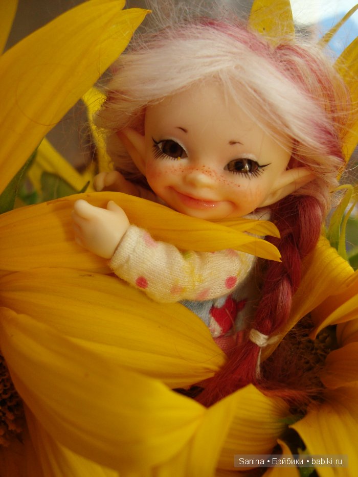 Аврора. или... Солнышко в подсолнушке. Реал пуки Soso | Бэйбики Аврора. или... Солнышко в подсолнушке. Реал пуки Soso