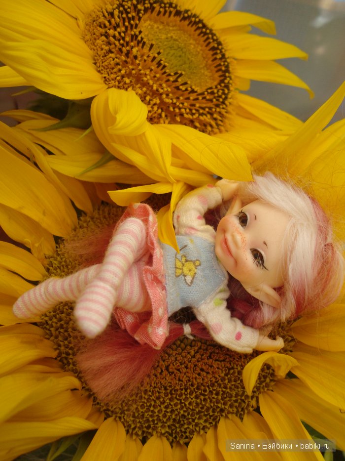Аврора. или... Солнышко в подсолнушке. Реал пуки Soso | Бэйбики Аврора. или... Солнышко в подсолнушке. Реал пуки Soso