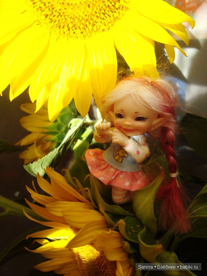 Аврора. или... Солнышко в подсолнушке. Реал пуки Soso | Бэйбики Аврора. или... Солнышко в подсолнушке. Реал пуки Soso
