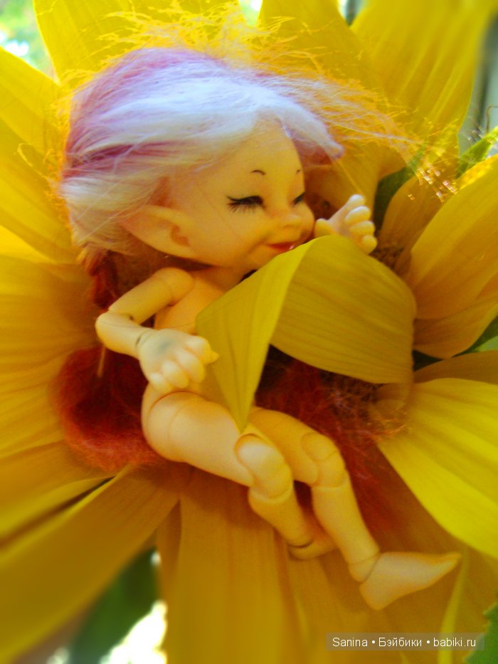 Аврора. или... Солнышко в подсолнушке. Реал пуки Soso | Бэйбики Аврора. или... Солнышко в подсолнушке. Реал пуки Soso (фото 4)