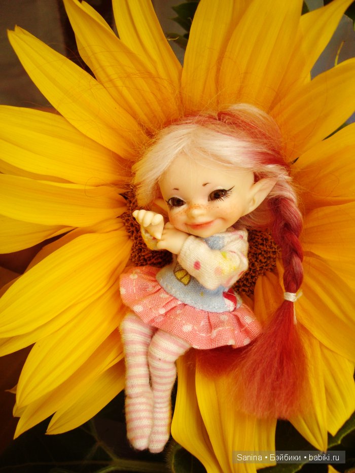Аврора. или... Солнышко в подсолнушке. Реал пуки Soso | Бэйбики Аврора. или... Солнышко в подсолнушке. Реал пуки Soso