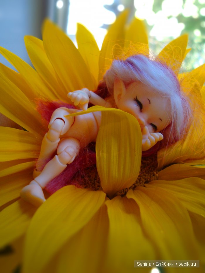 Аврора. или... Солнышко в подсолнушке. Реал пуки Soso | Бэйбики Аврора. или... Солнышко в подсолнушке. Реал пуки Soso (фото 3)