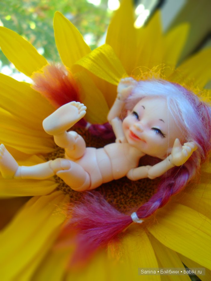 Аврора. или... Солнышко в подсолнушке. Реал пуки Soso | Бэйбики Аврора. или... Солнышко в подсолнушке. Реал пуки Soso (фото 5)