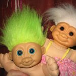 Тролль (troll doll) - кукла, приносящая удачу в дом. Тролли Томаса Дам (Thomas Dam)