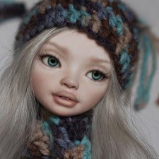Шарнирная авторская кукла "Mery" (20см), от KKeRRin-Dolls