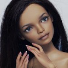 Шарнирная авторская кукла "Алиса" (27см, сменные глазки, ПУ), от KKeRRinDolls