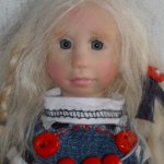 Настя. Авторская кукла Елены Карповой